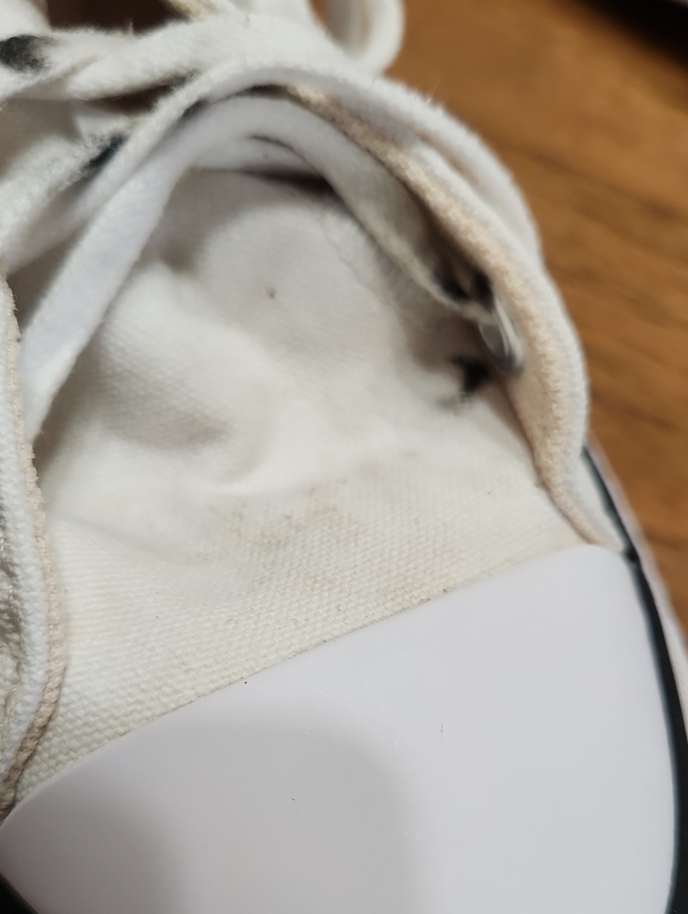 Converse White All Star Hi Top Sneakers Size 7.5 - Picture 12 of 12
